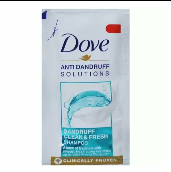 dove clean and fresh shampoo 5 ml (pack of 48)