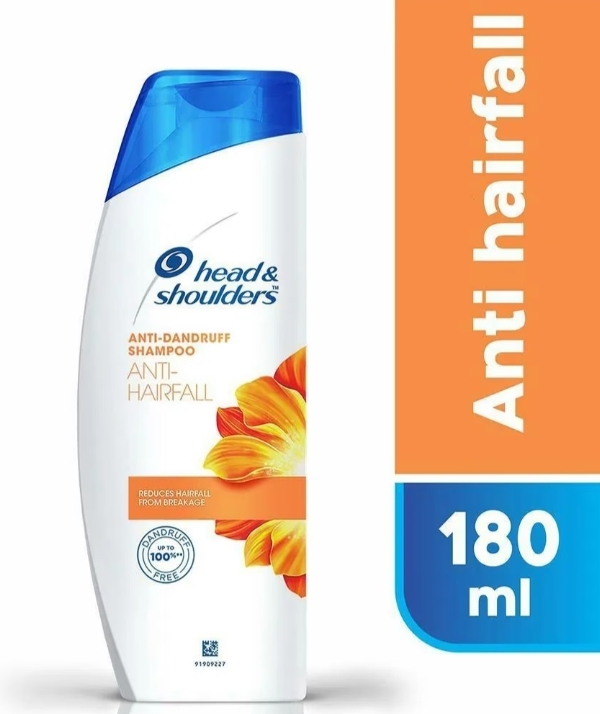 Head & Shoulders anti hairfall shampoo (180ml)