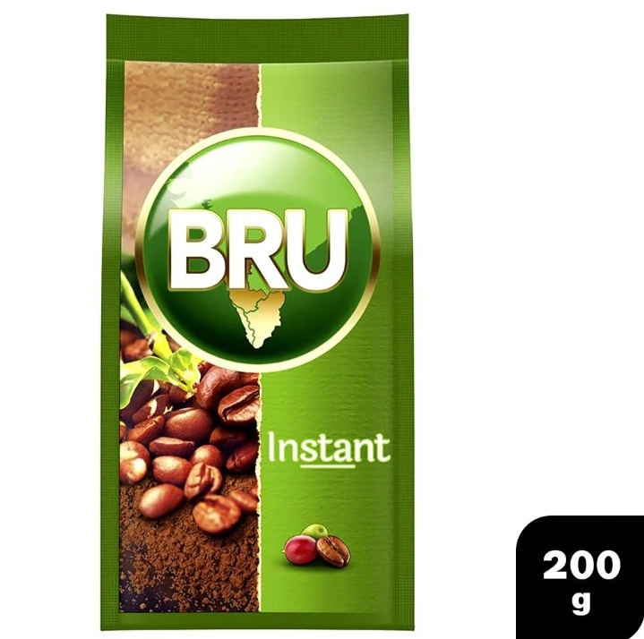Bru instant coffee pouch (200g)