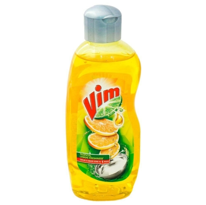 vim lemon concentrated dishwash liquid 250ml